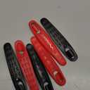 Ultra Strong Bicycle Tyre Levers, 2 Sets Compact Bike Tire Repair Kit, Sturdy Plastic Bike Tire Spoons Set, Reliable Cycling Changing Tools, Quick Repair Pry Bar Lever Kits, Red, Black