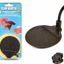 Hydor Betta Bowl Slim Fish Tank Heater, 7.5-watt, measures 3.5 inches round, black; For tanks 2-5 gallons