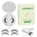 Magnetic Eyelashes with Applicator  No Glue or Eyeliner Needed, Reusable Natural Look Lashes, Lightweight & Comfortable, Easy to Apply and Remove