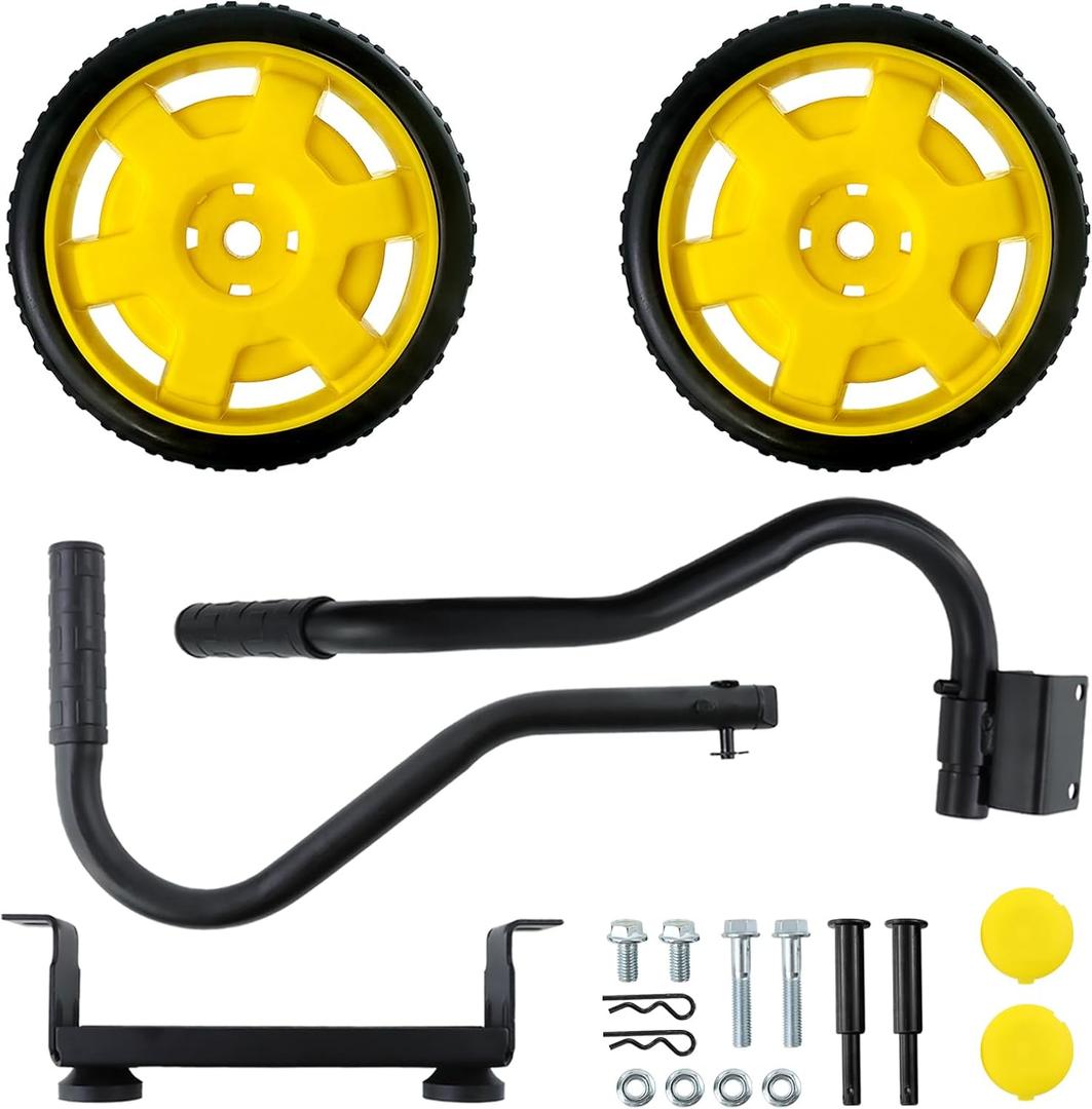 Generator Wheel Kit Compatible with Champion 2800-4750w with Folding Handle and Never-Flat Tires, Generator Replacement Parts 40065 Generator Wheel Kit Compatible with Champion 2800-4750w with Folding Handle and Never-Flat Tires, Generator Replacement Parts 40065