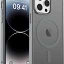 zapica Magnetic for iPhone 14 Pro Max Case, [Compatible with MagSafe] [Military Grade Drop Protection] Translucent Matte Shockproof Anti-Scratch Phone Cover, Dark Gray