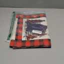 Artoid Mode Watercolor Red and Black Buffalo Plaid Christmas Trees Merry Xmas Table Runner, Seasonal Winter Holiday Kitchen Dining Table Decoration for Indoor Outdoor Home Party Decor 13 x 108 Inch