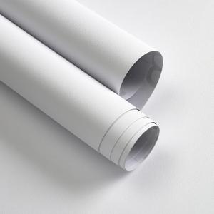 White Wallpaper Peel and Stick 16 inch x 118 inch Contact Paper Matte Removable Waterproof White Peel and Stick Wallpaper Self-Adhesive Contact Paper for Cabinets Bedroom Bathroom