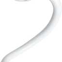 Spiral Dough Hook Replacement for Kitchen Aid Mixer - Coated Dough Hook for K5SS K5A KSM5 KS55 Pro 600, Dough Attachment for Kitchen aid Lift Stand Mixer, Work with kitchen Aid 5 qt / 6 qt Lift (Medium)