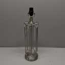 Lamp for Living Room, Base Silver Metal, good Decoration.  19 " Inches Tall.