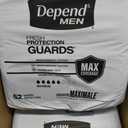 Depend Guards Incontinence Pads for Men, Maximum Absorbency, 104 Count
