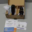 TEEHO TE012W-K WiFi Smart Keyless Entry Door Lock with Handle, Fingerprint Door Knob & Digital Keypad, APP Remote Control, Works with Alexa & Google, Electronic Deadbolt for Front Door, Matte Black