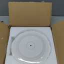 Sweejar 3 Tier Ceramic Cake Stand Wedding, Dessert Cupcake Stand for Tea Party Serving Platter (New White)