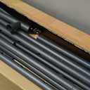 Heavy-Duty Double-Rail Rolling Garment Rack with Side Hooks and Shoe Storage