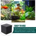 Totority Aquarium Water Purifier Cube 3-Pack 11.8 Inch Fish Tank Supply with Honeycomb Charcoal Filter Media for Freshwater Clarifier and Ecological Cycle Support