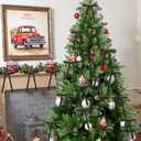 2 x 36 Pcs Velvet Bows for Christmas Tree Decorations Indoor, Vintage Christmas Tree Bows Velvet Ornaments for Garland Wreath Gift Wrapping Bags Door Fireplace Holiday Decor, Black(5" * 7")