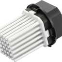 Motoforti HVAC Blower Motor Resistor, Heater Blower Resistor, for Land Rover LR2 L4 2.0L 2013-2015, Metal Plastic, No.LR002685, Black