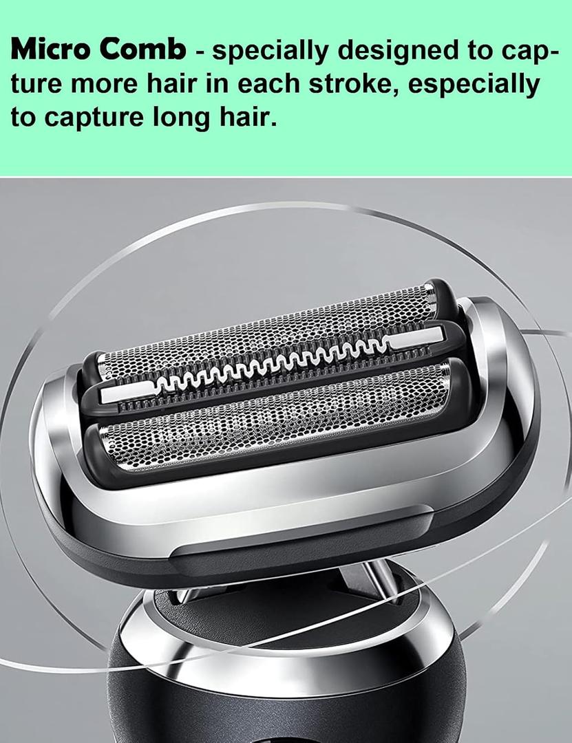 Series 7 Replacement Head 73S for Braun Electric Shaver, S7 Replacement Head Compatible with Braun Razor New Generation 7020s 7025s 7085cc 7027cs 7071cc 7075cc (1 Count)