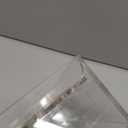 Ice Chilled Serving Tray with Ice Underneath, Acrylic Cold Food Buffet Server Platter for Party, Ice Serving Tray for Veggie, Cheese, Charcuterie, Shrimp Cocktail Serving Dish, Keep Food Cold