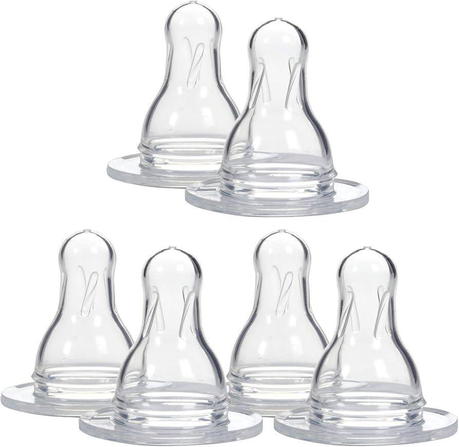 Dr. Browns Natural Flow Preemie Standard Baby Bottle Nipples - 6 Nipples