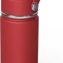 OISIZ Kids Water Bottle with Straw Lid 14oz, Vacuum Insulated 316 Stainless Steel Water Bottles for Kids for School, Leakproof Water Bottle, BPA Free and Keep Cold for 24 Hours (Red)