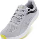 WHITIN Men's Zero Drop Running Shoes + Wide Toe Box (9.5 Wide, Light Grey)