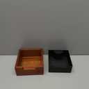 KNODOS Rosewood Espresso Knock Box Portafilter Tamping Stand with ShockAbsorbing Bar & NonSlip Design | Premium Dump Bin for Home Barista Stations