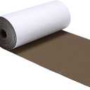 Geyoga 12 x 197 Inch White Single Face Corrugated Cardboard Roll B Flute Shipping Corrugated Paper Roll Wrap for Packing, Storage, DIY Crafts, Back to School Essentials