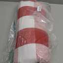 Christmas Door Mat Set, 2-Piece Layered Front Porch Welcome Mat Combo with Red White Plaid Rug and Coir Doormat, Outdoor Entryway Decor for Holiday Porch, Patio, Garden