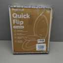 Jool Baby Quick Flip Toilet Seat, Built-in Potty & Splash Guard (Elongated)