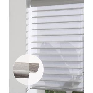 Tonature Custom Cut to Size Linen Shangri-La Window Roller Shades Sheer Shades Light Filtering Room Darkening Solar Roller Blinds UV Protection Light Control for Day and Night Urban Grey XG6017-4