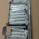 16 Inches Drawer Slides - 10 Pairs Soft Close Drawer Slides Heavy Duty Side Mount Ball Bearing Brushed Nickel Drawer Rails with Mounting Brackets, Silver