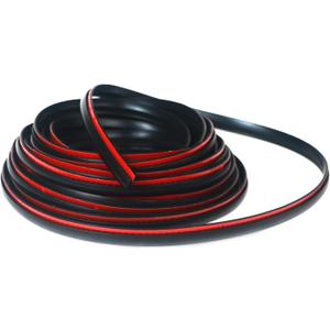 Fender Flare Seal Gasket & Edge Trim - Rubber Seal for Car & Truck Wheel Wells, Bonds with Automotive-Grade Adhesive Tape, T-Style, 18' Length