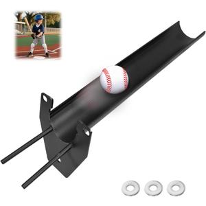 Upgrade Timing Chute for Junior Hack Attack Pitching Machine, Baseball Swing Trainer Accessory, Extended Pitching Machine Chute for Improved Timing and Consistent Batting Practice Upgrade Timing Chute for Junior Hack Attack Pitching Machine, Baseball Swing Trainer Accessory, Extended Pitching Machine Chute for Improved Timing and Consistent Batting Practice