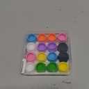 3ml Glass Vial Caps, Peptide Vial Caps, Silicone Protective Caps for 1ml 2ml 3ml Glass Vials, Reusable Vial Covers for Peptide Storage and Vial Boxes (16Pcs / 8Colors)