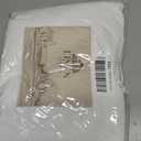 Linen Home 100% Cotton Percale Weave Fitted Sheet, Queen Size, White, 1 Deep Pocket Fitted Sheet, Fits Mattress Upto 16" Crisp and Cool Strong Bed Linen, 60"X80"+15"