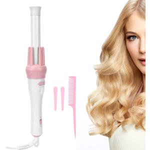 Hair Styling Curling Iron, Professional Ceramic Curling Iron Automatic 360 Degree Rotating Hair Curler for Long Hair Electric Curling Wand Ideal for Beginner, 110240V (US Plug)