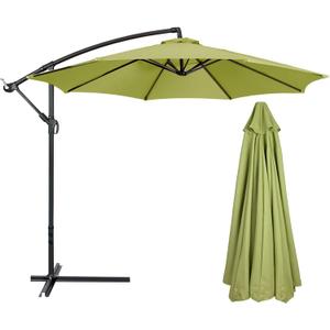 10 FT 6/8 Rib Umbrella Canopy Replacement Outdoor Market Patio Table Umbrella Strong and Thicck Canopy Cover for Backyard Garden Courtyard Swimming Pool Lawn (Canopy ONLY) (Agate Green)