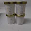 Candle 3Oz Glass Sea Salt 4Pcs
