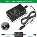 Gonine for Sony Handycam Camcorder AC-L100 Charger Compatible with CCD-TRV108/308/118 & DCR-TRV460 etc, Replacement for AC-L15 AC-L10 AC-15A AC-L10A DC 8.4V/1.7A Power Adapter.
