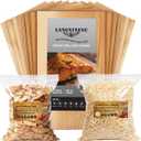 Bigger 12 PK, Cedar Planks For Grilling Salmon,11"x 5.5" Better Smoking, Add Best Smoky Flavor To Salmon, Veggies, Restaurant Quantity Plus 1 Bag Hickory Smoking Chips+ 1Bag Fire Starter Fiber,