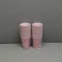 50 Pack Pink Disposable Plastic Cups 12 Ounce Drinking Party Cups Bulk Party Cups for Wedding Birthday Graduation Christmas Parties, Picnics Events