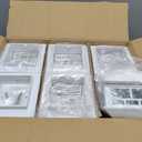 GreenLighting Modern Solar Post Cap Lights Fits 4x4 Wood, 5x5 PCV/Vinyl Outdoor Solar Powered Fence Light, Landscaping, Deck, Garden- Bright LED, Waterproof White 12 Pack