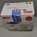 Dash SmartStore Stirring Popcorn Maker  Hot Oil Electric Popcorn Popper with ButterWarming Tray, Clear Serving Bowl & Measuring Cup  12 Cups, Aqua