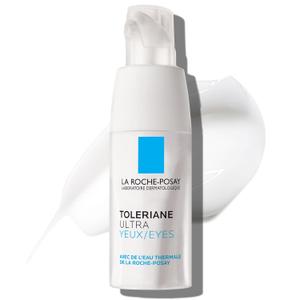 La RochePosay Toleriane Dermallergo Eye Cream Soothing Repair Moisturizer, Soothes and Comforts Sensitive Skin, Allergy Tested, Fragrance Free, Alcohol Free, Formerly Toleriane Ultra Eyes