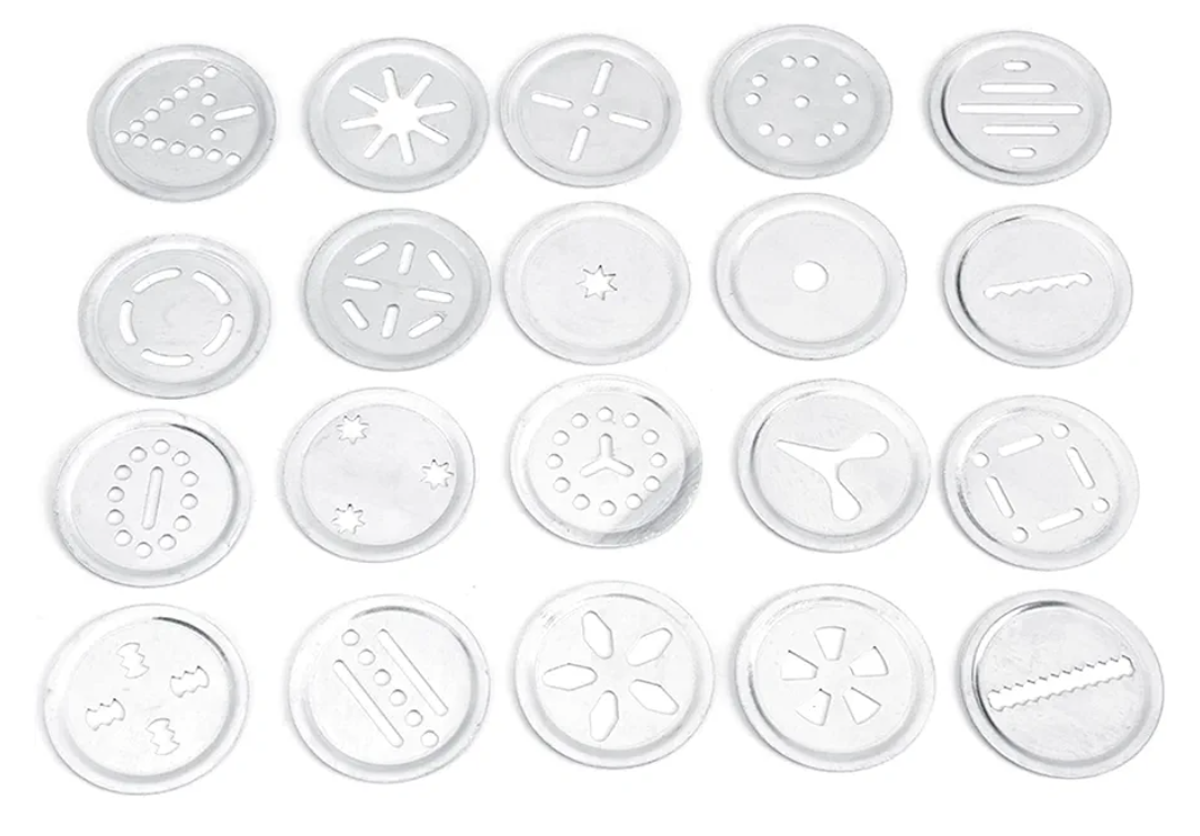 Cookie Press Kit Biscuit Machine Making Cake Decorating Tools, Stainless Steel Material, 20 Flowers for Cookie Modelling, Easy Operation for Homemade Treats