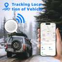 GPS Tracker for Vehicles, 2PCS Tracker Device for Vehicles No Subscription No Monthly Fee, Real-Time Car Tracker Device Hidden Work with Find My (iOS Only), Magnetic Vehicle Tracker for Kids Dogs
