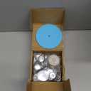 25mm Badge & Button Maker Kit - Metal Mold Set with 35mm Circle Cutter, 25pcs Badge + 25pcs Sewing Button, No Press Included, Must Be Used with a Press