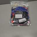 4 x Red Blue Black Balloon Arch Kit, Blue and Red Balloon Arch Kit, Blue Black Balloons Garland with 22 Inch Star Foil Balloons for Men Boys Birthday Baby Shower Graduation Party Decorations