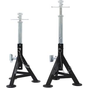 BESTOOL RV Supports Stabilizer Jacks, Travel Trailer Stabilizer Jacks Camper Jack Stands from 17.3" to 30", 3 Ton 6,000 lbs Capacity, 2PC (Updated Version)