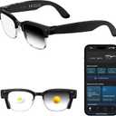 AI Smart Glasses with 8MP Camera 1080P HD Video & 4K Photo, Audio Recording Sunglasses with Real Time AI Translation, Open-Ear Audio, Voice Assistant, 290mAh Bluetooth Glasses for Men & Women