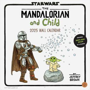 The Mandalorian and Child 2025 Wall Calendar (Star Wars)