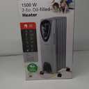 Profusion Oil Filled Heater - Grey, 1500W, 7-Fin