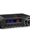 Pyle Wireless Bluetooth Home Audio Amplifier - 100W 5.1 Channel Home Theater Receiver, Surround Sound w/ HI Def In and Out, RCA In, Subwoofer Out, LED Control Center, 12V Adapter - PFA560BT