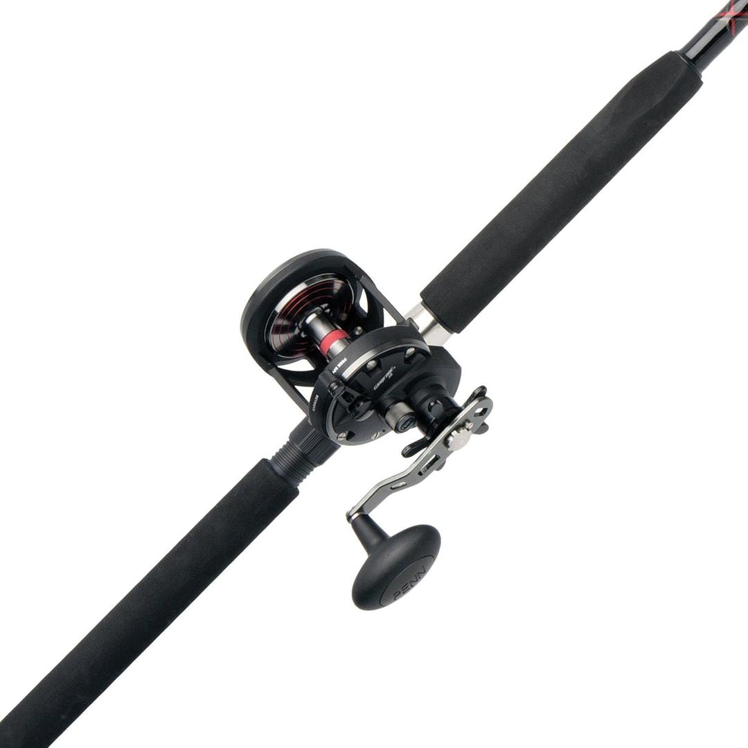 Penn Warfare II Star Drag Conventional Reel and Fishing Rod Combo (30 Size Reel - 7' - Medium - 1pc)